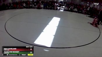 113 lbs Semifinal - Madelynn Bohnet, Nebraska vs Ava Cleveland, Nebraska