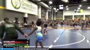 65 lbs Round 1 (12 Team) - Victoria Lange, Grit And Grace vs Abby Peterson, FEWTeamIowa