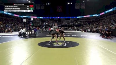 120 lbs Consi Of 16 #2 - Kenzie Herrera, Reedley (CS) vs Gabriela Martinez, Pioneer Valley (CS)