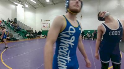 165 lbs Round 4 (6 Team) - Tyrell Weber, Wheatland vs Gabe Grant, Cody