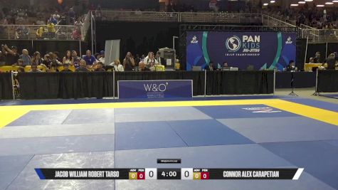 Connor Alex Carapetian vs Jacob William Robert Tarso 2025 Pan Kids Jiu-Jitsu IBJJF Championship