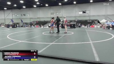 135 lbs Placement Matches (8 Team) - Sarah Pearson, Pennsylvania Blue vs Jacinda Espinosa, Missouri Blue