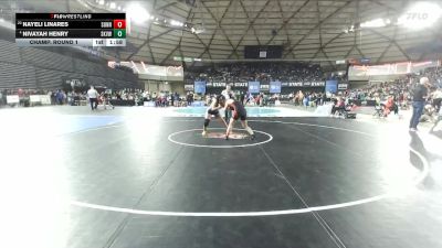 Girls 4A 155 lbs Champ. Round 1 - Nayeli Linares, Sunnyside (Girls) vs Nivayah Henry, Skyview (Girls)