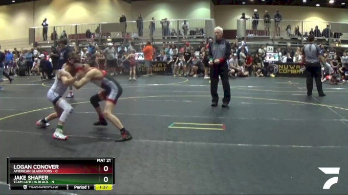 100 lbs Finals (8 Team) - Jake Shafer, Team Gotcha Black vs Logan ...