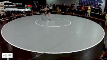 120 lbs. Quarterfinal - Abigail Monaco, Park HIll South vs Natalie Dillion, Festus