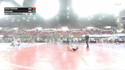 54 lbs 3rd Place Match - Rich Kim, Mat Demon Wrestling Club vs Isaac Graham, Natrona Colts