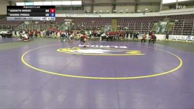 117 lbs 3rd Place Match - Dianna Pineda, Alfred State vs Addisyn Herdic, Norwich