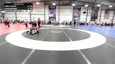 120 lbs Consi Of 16 #1 - Perry Fowler, UT vs Chase Martino, NJ