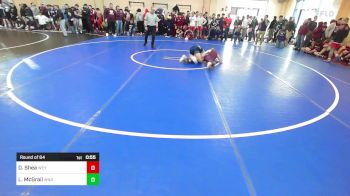 120 lbs Round Of 64 - Dennis Shea, Weymouth vs Liam McGrail, Windham