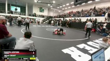 150 lbs Semifinal - Dakota Ledford, Laramie vs Micah Grant, Cody