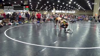 157 lbs Round 2 (6 Team) - Skylar Hackl, Black Hive #3 vs Brady Adams, Trojan WA