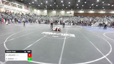 123 lbs Quarterfinal - Garrett Lafayette, Corning Sharks vs Aj Dolbear, Lakeview
