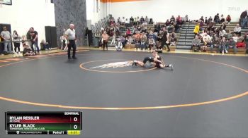B-8 lbs Semifinal - Rylan Ressler, DC Elite vs Kyler Black, Tomahawk Wrestling Club