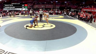 D2-215 lbs Cons. Round 3 - Haiden Bollini, Perkins vs Malik Tufts, Hartley