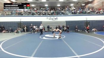 63 lbs Champ. Round 2 - Nathan Erdmann, 208 Badgers Wrestling Club vs Kaycen Rodriguez, Hawk Wrestling Club