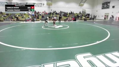 103 lbs 3rd Place Match - Jenelle Gozun, Mt. San Antonio College vs Luciana Frazao, Palomar College