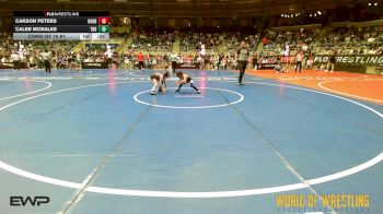 52 lbs Consi Of 16 #1 - Carson Peters, Hobbs Elite vs Caleb Morales, Top Rank Hammers