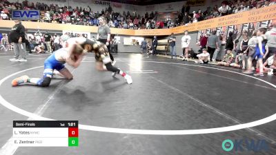 120 lbs Semifinal - Lucas Yates, Newcastle Youth Wrestling vs Elijah Zentner, Piedmont