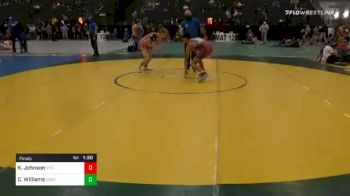 138 lbs Final - Kidd Johnson, Matrix vs Cameron Williams, Conestoga Cougars