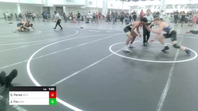 156 lbs Round Of 16 - Santiago Perea, NM Royalty vs Jared Fox, Aniciete TC