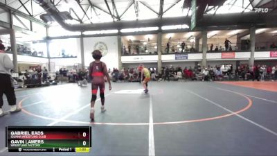 87-96 lbs Cons. Round 2 - Gabriel Eads, Iguana Wrestling Club vs Gavin Lamers, Wrestling Factory