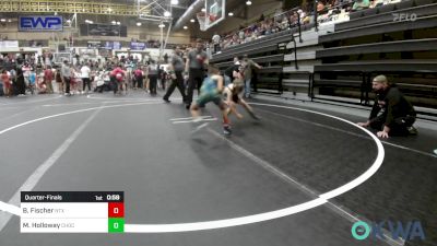 55 lbs Quarterfinal - Brian Fischer, Ntx Mma vs Michael Holloway, Choctaw Ironman Youth Wrestling