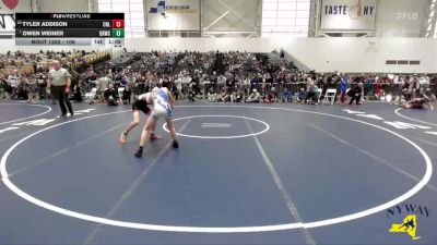 106 lbs Champ. Round 2 - Owen Weiner, Deep Roots Wrestling Club vs Tyler Addison, Club Not Listed