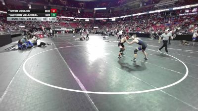 190 lbs Champ. Rd Of 16 - Jackson Villarreal, Oak Creek vs Owen Ozolins, Muskego