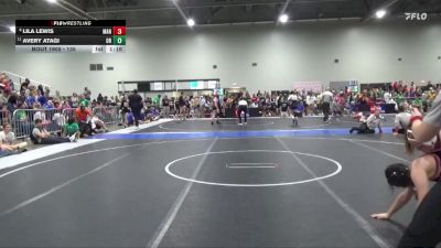 135 lbs Champ. Round 1 - Avery Atagi, Olathe Raptor vs Lila Lewis, Manhattan