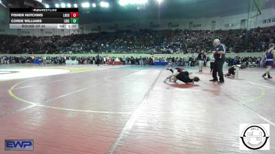 105 lbs Round Of 64 - Fisher Hutchins, Locust Grove Wrestling vs Corde Williams, Lincoln Christian