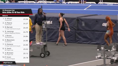 High School Girls' 200m, Finals 28