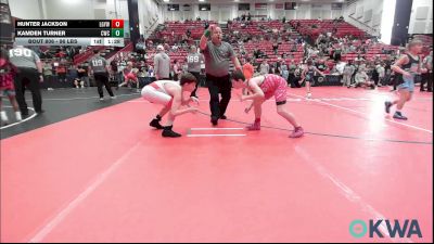 96 lbs Rr Rnd 1 - Hunter Jackson, Locust Grove Youth Wrestling vs Kamden Turner, Claremore Wrestling Club