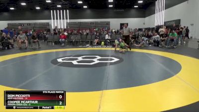 90 lbs Placement Matches (8 Team) - Dom Picciotti, Heat Lightning vs Cooper Mcarthur, Minions Green (GA)