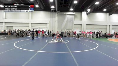 120 lbs Champ. Round 1 - Brock Breaux, LA vs Aadyn Gruver, FL