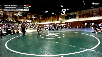 157 lbs Champ. Round 2 - Andre Sedeno, Camarillo vs Adrian Tinajero, J.W. North