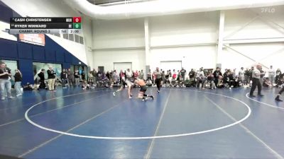 113 lbs Champ. Round 3 - Cash Christensen, Murray vs Ryker Winward, Box Elder