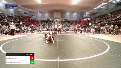 117 lbs Rr Rnd 2 - Addisyn Bunch, Claremore Wrestling Club vs Kadence Rutherford, Grove Takedown Club