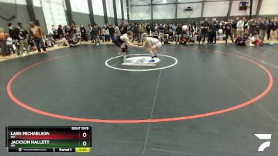 182 lbs Champ. Round 2 - Lars Michaelson, WA vs Jackson Hallett, WA