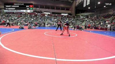 86 lbs 1st Place Match - Grady Langham, Honey Badger Wrestling Club vs Ty Kennedy, Greenwood Wrestling Academy