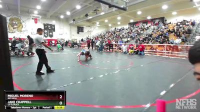 145 lbs Cons. Round 2 - Jake Chappell, Littlerock vs Miguel Moreno, Rio Mesa