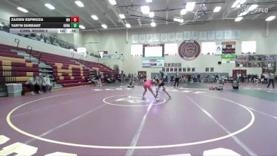 120 lbs Cons. Round 6 - Zaiden Espinoza, Mt. Home vs Taryn Durrant, Kuna