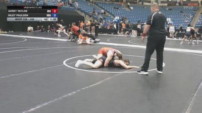 145 lbs Quarterfinal - Riley Paulsen, Northwestern IA vs Avrey Taylor, Murray State