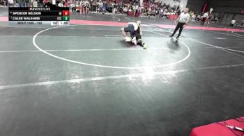 190 lbs Quarterfinal - Caleb Walshire, B.A.M Training Center vs Spencer Nelson, Ithaca-Weston Wrestling