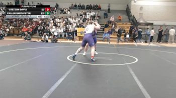285 lbs Champ. Round 1 - Stetson Davis, Sioux Falls vs Callen Smithpeter, Minnesota State