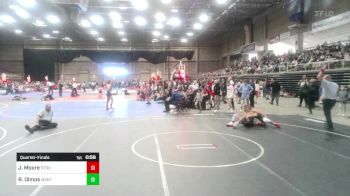 106 lbs Quarterfinal - James Moore, Stout Wr Acd vs Ricky Olmos, Montrose Elite Wrestling