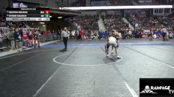 115 lbs Quarterfinal - Keaton Nelson, Manhattan vs Ryder Rausch, Haysville