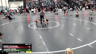 40 lbs Round 4 - Chantry Pieper, Gothenburg Junior Wrestling vs Emmett Pittmann, Siouxland Wrestling Academy