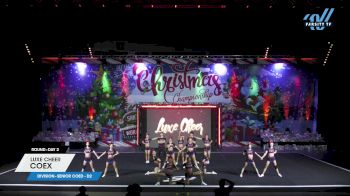 Luxe Cheer - Coex [2023 L4 Senior Coed - D2 Day 2] 2023 Spirit Celebration Christmas Grand Nationals