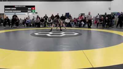 95 lbs Round 1 (6 Team) - Brayden Kuhlman, Westshore vs Aaden Lopez, DC Wrestling Academy