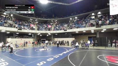 95 lbs Champ. Round 1 - Ava Miller, Rickover Naval Academy vs Taytum Jacobs, Erie